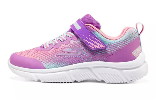 GO RUN Детские кроссовки Детские низкие Фиолетовые/разноцветные Skechers