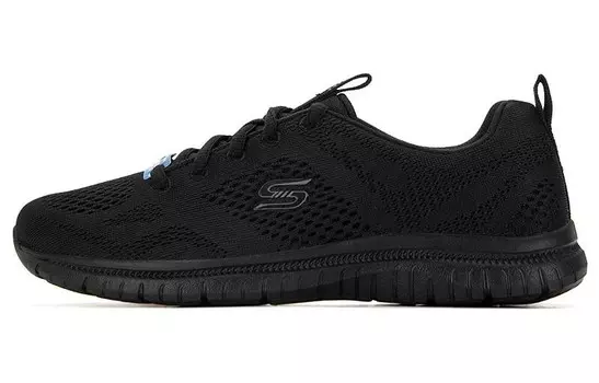 GO RUN Кроссовки для повседневной носки женские с низким верхом черного цвета Skechers