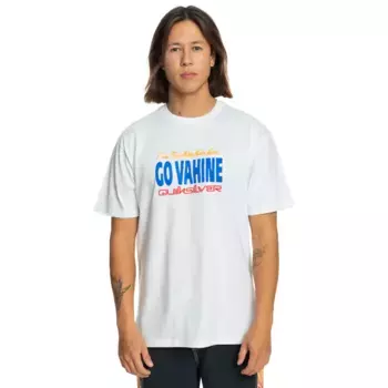 Go Vahine Quiksilver мужская футболка, белый