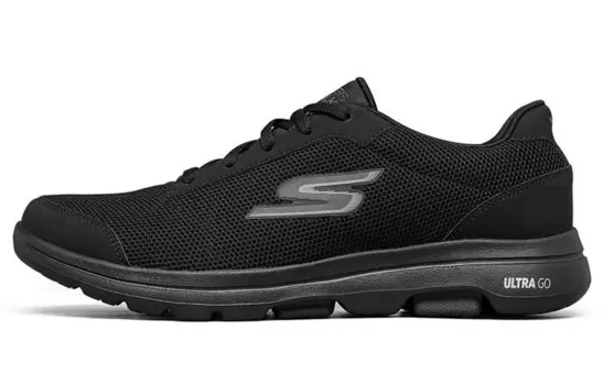 Go Walk 5 Кроссовки для мужчин с низким верхом, полностью черные Skechers