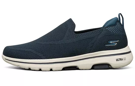 Go Walk 5 Кроссовки для мужчин с низким верхом, синие/черные/белые Skechers