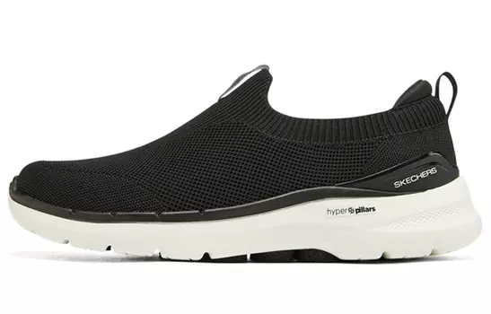 Go Walk 6 Кроссовки для мужчин с низким верхом, белые/черные Skechers
