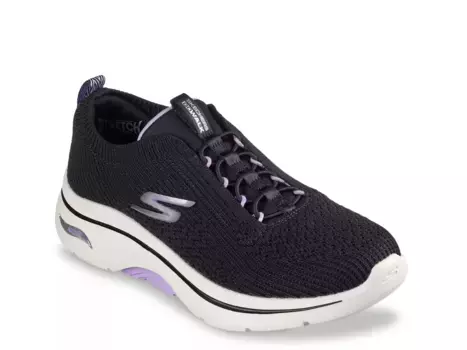 Go Walk Arch Fit 2.0 Sofia Slip-On Кроссовки - женские Skechers, Black/Purple