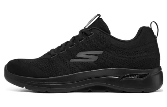 Go Walk Arch Fit Кроссовки для жизни Мужские низкие черные Skechers