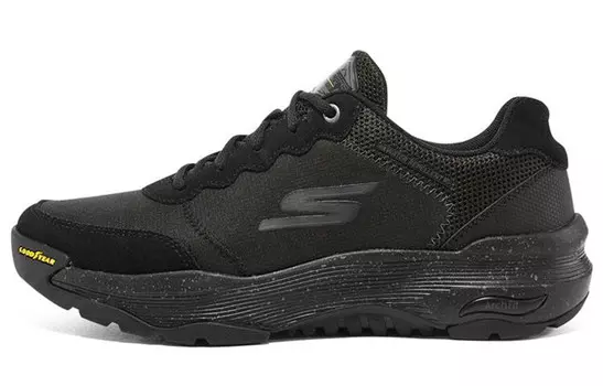 Go Walk Arch Fit Кроссовки для жизни Мужские низкие черные/серые Skechers