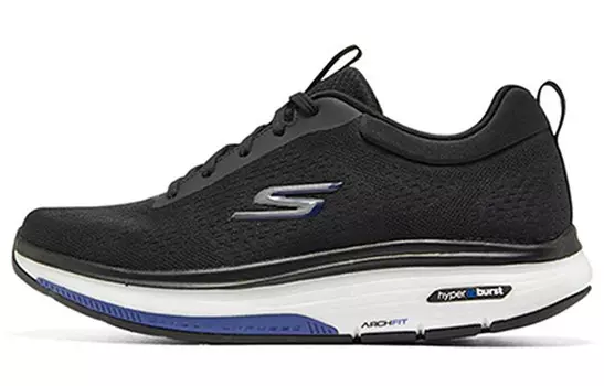 Go Walk Arch Fit Кроссовки для жизни Мужские низкие черные/синие Skechers