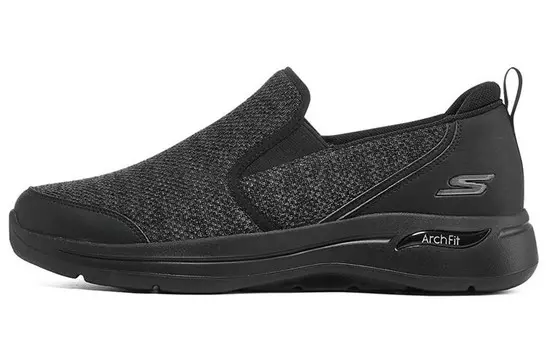 Go Walk Arch Fit Кроссовки для жизни Мужские низкие черные Skechers