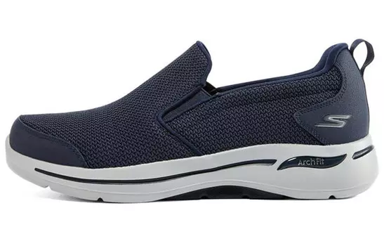 Go Walk Arch Fit Lifestyle Кроссовки мужские с низким верхом темно-синие Skechers