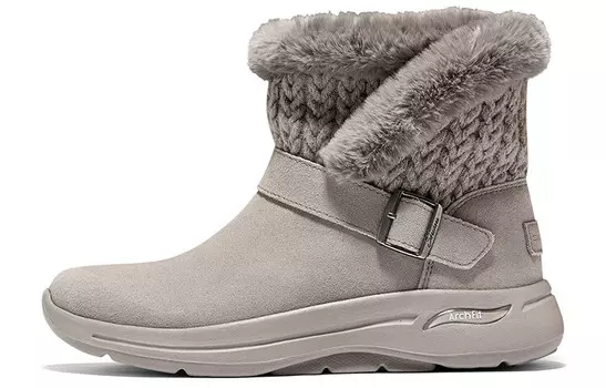 Go Walk Arch Fit зимние ботинки женские серо-коричневый Skechers