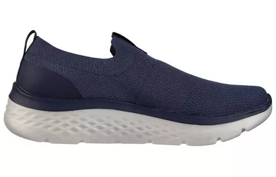 Go Walk Hyper Burst Кроссовки для жизни Мужские низкие темно-синие Skechers