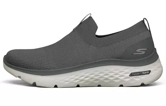 Go Walk Hyper Burst Кроссовки для жизни Мужские низкие серые Skechers