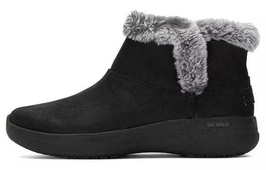 Go Walk Massage Fit Snow Boots женские черные Skechers