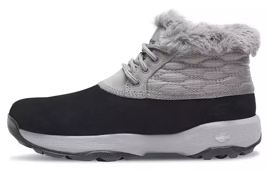 Go Walk Outdoor Snow Boots Women's Black/Grey Skechers