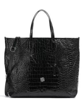 Go wild шоппер из воловьей кожи с тиснением Picard, черный