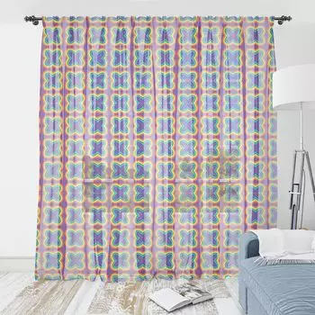 Гобелен ABAKUHAUS Rainbow, абстрактный многоцветный принт, вдохновленный маслом, повторяющийся, шелковистая атласная ткань для гостиной, спальни, 274 см x 274 см, ярко-красный бархатец