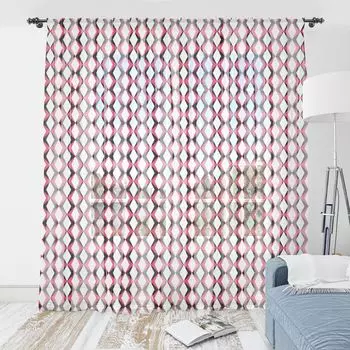 Гобелен ABAKUHAUS с геометрическим рисунком, ретро-абстрактные вычурные повторяющиеся простые треугольники, иллюстрация, шелковистая атласная настенная ткань для гостиной, спальни, 274 см x 274 см, темно-кораллово-антрацитовый серый