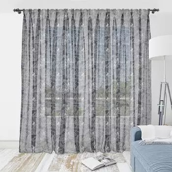 Гобелен с цветами ABAKUHAUS, тонкий контурный эскиз цветка лотоса, нарисованная вручную иллюстрация азиатской флоры, шелковистая атласная настенная ткань для гостиной, спальни, 274 см x 274 см, темно-серый кокос