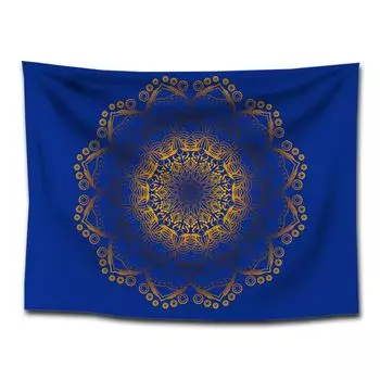 Гобелен с мандалой, эстетический гобелен в стиле бохо, настенный подвесной богемный настенный художественный декор в стиле хиппи для спальни, гостиной, общежития, пляжное полотенце, фотофон (200 см x 150 см, цвет 26) CANDeal