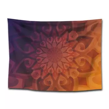 Гобелен с мандалой, эстетический гобелен в стиле бохо, настенный подвесной богемный настенный художественный декор в стиле хиппи для спальни, гостиной, общежития, пляжное полотенце, фотофон (200 см x 150 см, цвет 22) CANDeal