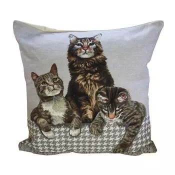 Гобеленовая подушка Mars & More Кошка Мейн-кун Прибл. 45x45 см | ММ-ЕВКСТФМК