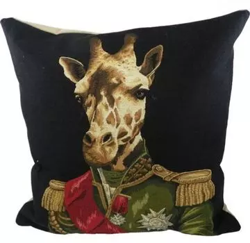 Гобеленовая подушка Mars&More офицерский бежевый жираф EVKSOFGF Mars & More
