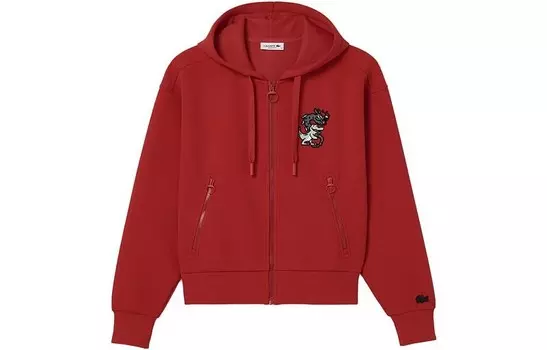 Год Дракона Китайский Новый год Серия Толстовка Женская Красный Lacoste