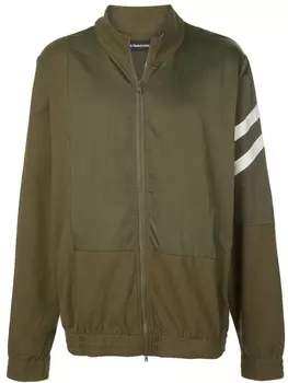 God'S Masterful Children бомбер со вставками, зеленый