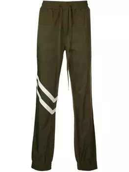 God'S Masterful Children спортивные брюки со вставками, зеленый