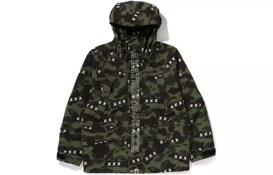 GOD SELECTION XXX CO-BRAND куртка унисекс зеленый A Bathing Ape, зеленый