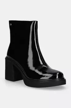 GOE кожаные ботильоны, черный