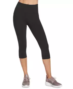 Гофлекс укороченные леггинсы Skechers, черный