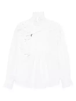 Гофрированная рубашка COPERNI, белый