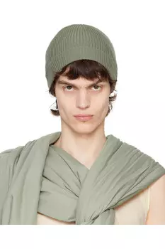 Гофрированная шапка Hollywood Rick Owens, цвет celadon