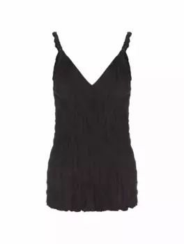 Гофрированный топ TOTEME, черный