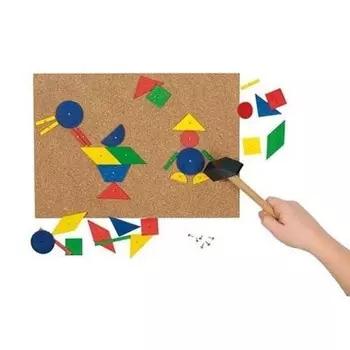 Гоки, деревянная игрушка Гвоздезабиватель с молотком Goki