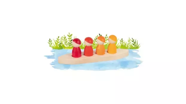 Goki Фигурки в лодке