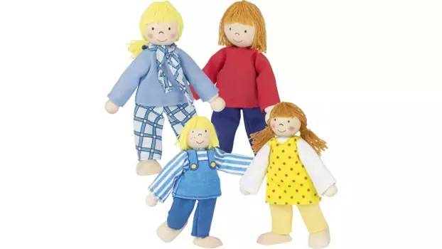 Goki Гибкие куклы молодая семья