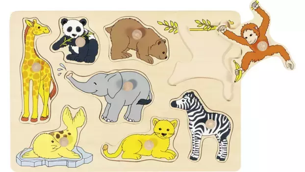 Goki Головоломка с животными для детей