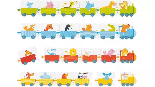 Goki Игровые поезда в кости