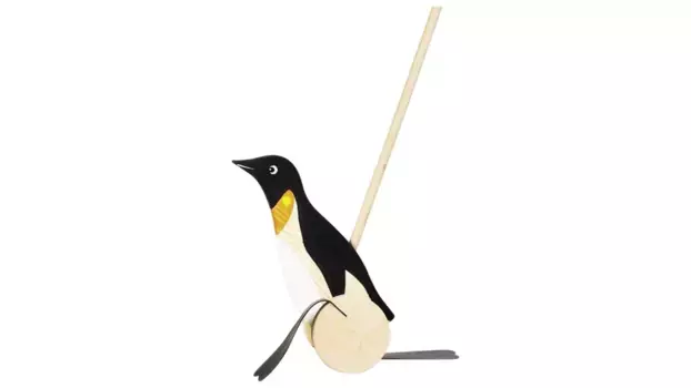 Goki Толкает игрушечный пингвин