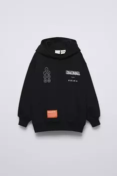 Goku dragon ball толстовка с капюшоном ZARA, черный