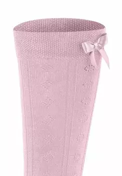 Гольфы AJOUR KNEE-HIGH WITH PATTERN FALKE, розовый