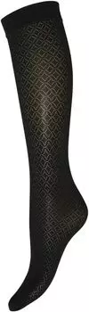 Гольфы с узором Wolford, черный