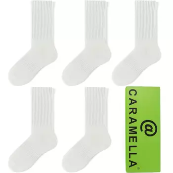 Гольфы унисекс, 5 пар Caramella, 5 Pack (Black *5)
