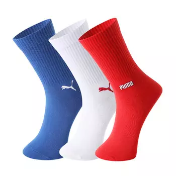 Гольфы унисекс, комплект из 3 пар PUMA, 003 Blue/Red/White (3 Pack)