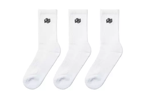 Гольфы унисекс UZIS, 1 Set 3 Packs (White)