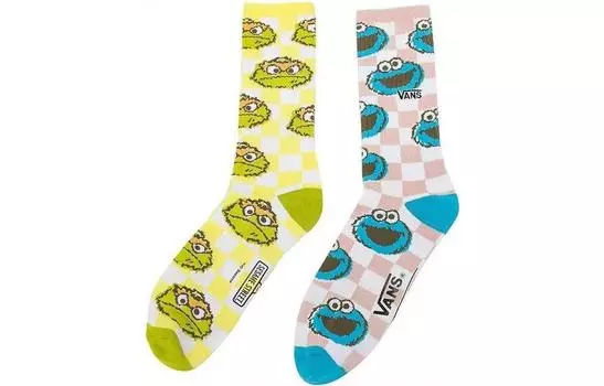 Гольфы унисекс Vans, 2 Pack (White+Blue)