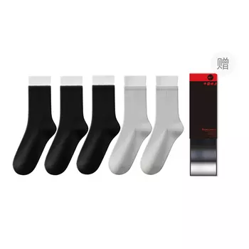Гольфы Warrior, женские, 5 пар, 3 Black, 2 Light Gray[5 Pack]