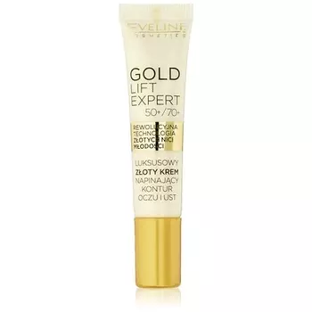 Gold Lift Expert Крем для глаз и губ 15 мл, Eveline Cosmetics