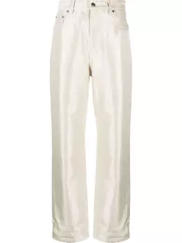 Golden Goose джинсы с завышенной талией, нейтральный цвет